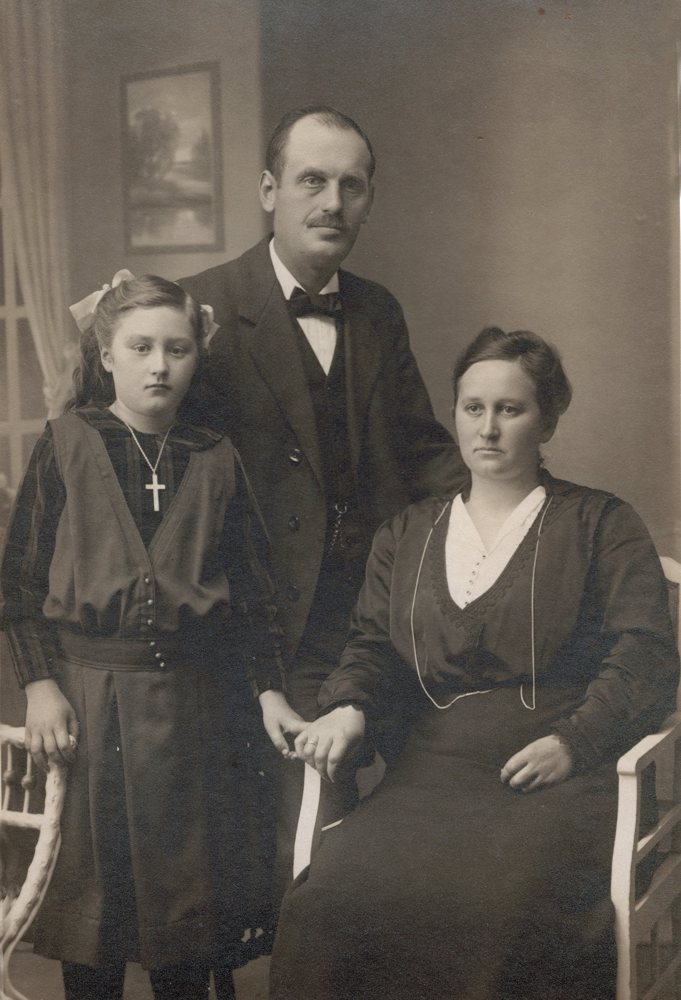 Peter Kristian Marius Pagter med familie
