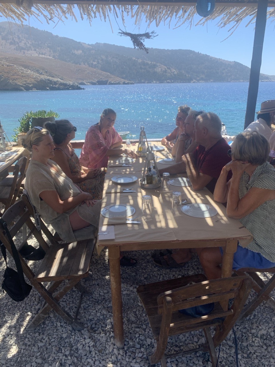 Frokost med udsigt til havet